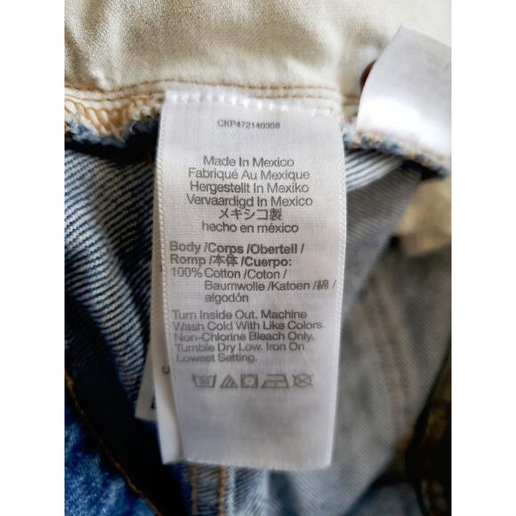 Madewell Relaxed Mid-Length Denim Shorts Size 27 - Picture 5 of 5